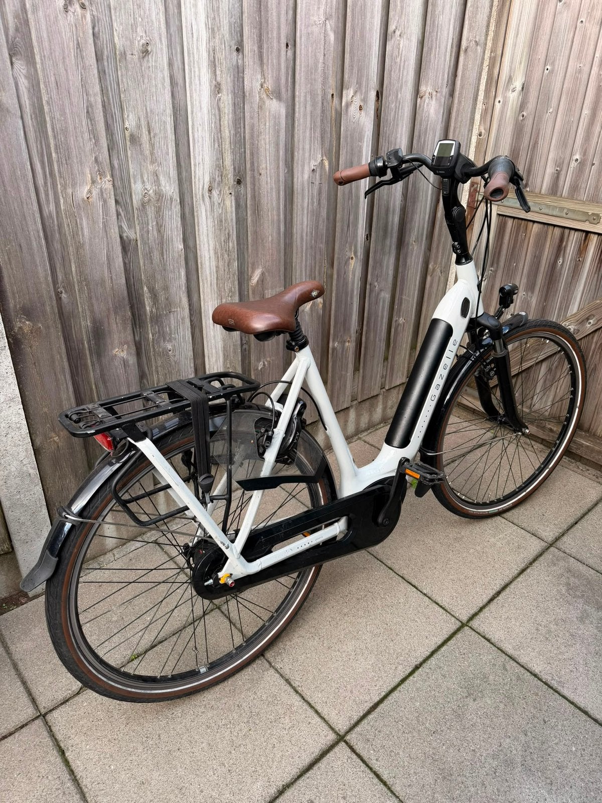 Gazelle elite c7 wit damesfiets elektrisch, Ophalen of Verzenden, Zo goed als nieuw, Gazelle