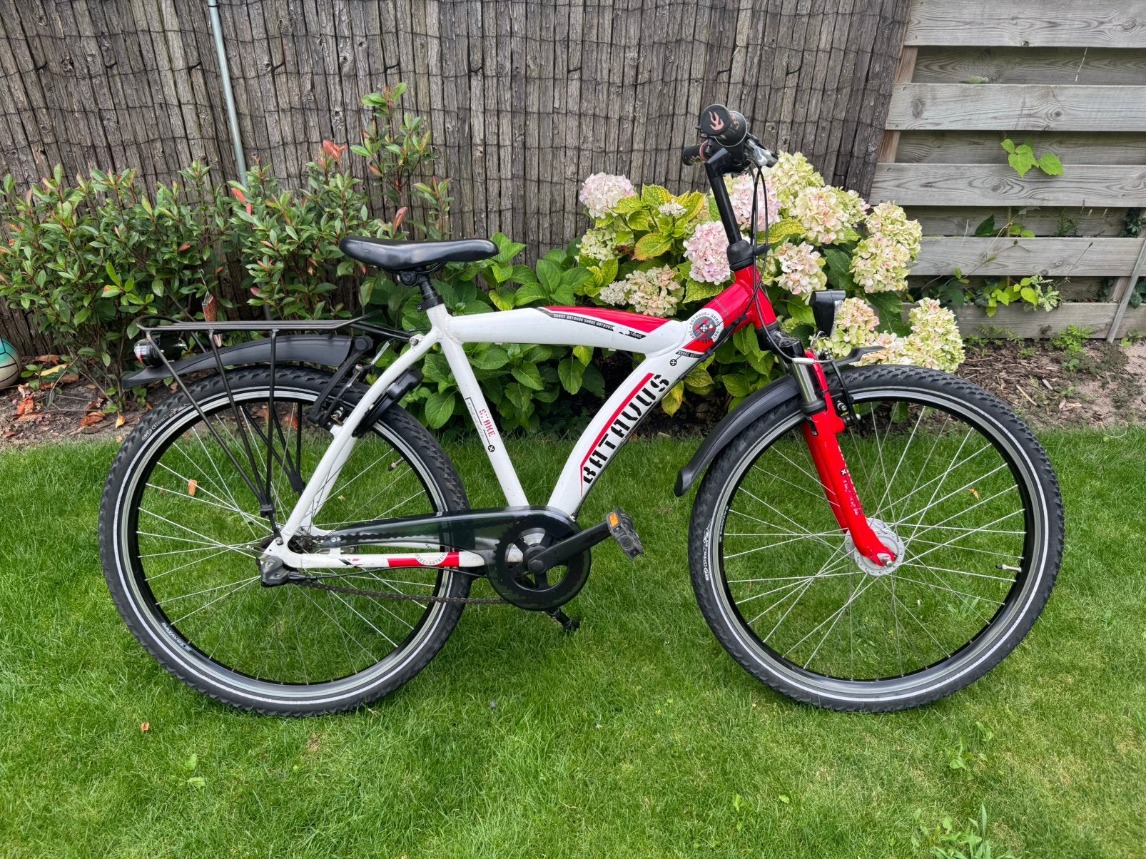 Kinderfiets, jongensfiets, Batavus Snake, 26 inch, Terugtraprem, Gebruikt, Handrem, Ophalen