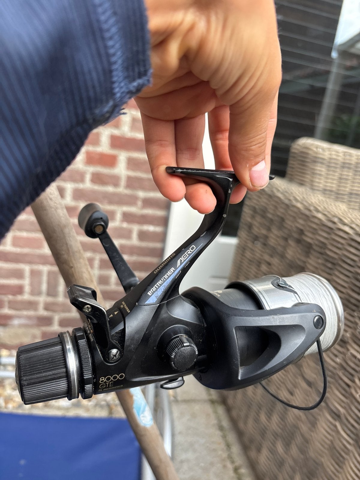 Shimano Baitrunner Aero 8000 GTF - Goede staat, Ophalen of Verzenden, Zo goed als nieuw, Molen