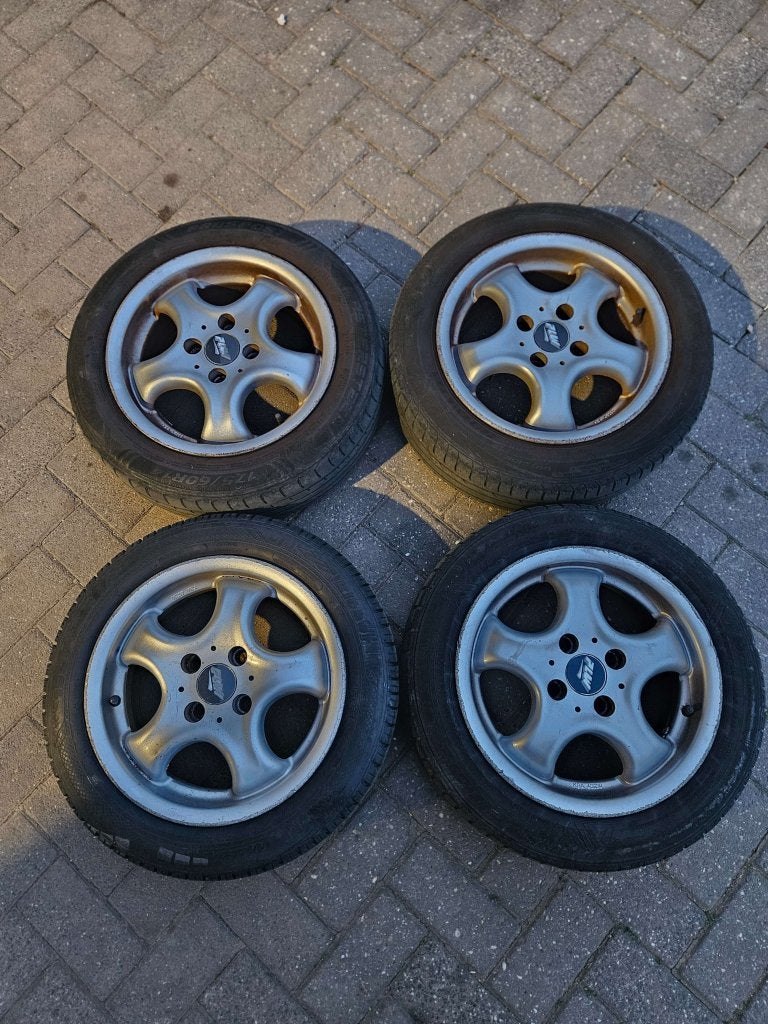 ALUMINIUM VELGEN PEUGEOT 107 / CITROEN C1  / TOYOTA AYGO, Niet ingevuld, 14 inch, Gebruikt, 155 mm