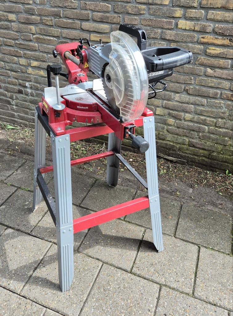te koop Einhell afkortzaag, Doe-het-zelf en Verbouw, Gereedschap | Zaagmachines, Ophalen, Gebruikt, Afkortzaag, Bosch en Einhell.