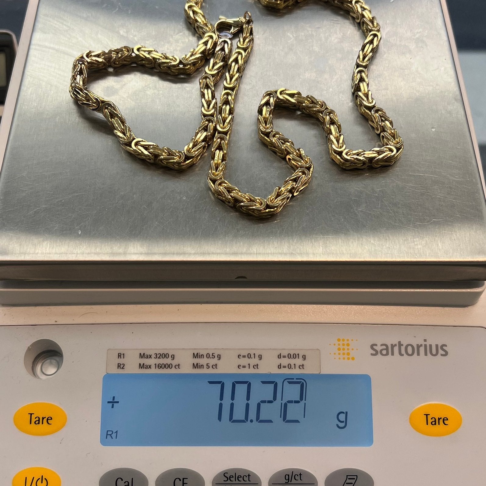 Koningsketting 14 karaat goud 70 gram, Ophalen of Verzenden, Zo goed als nieuw, Goud