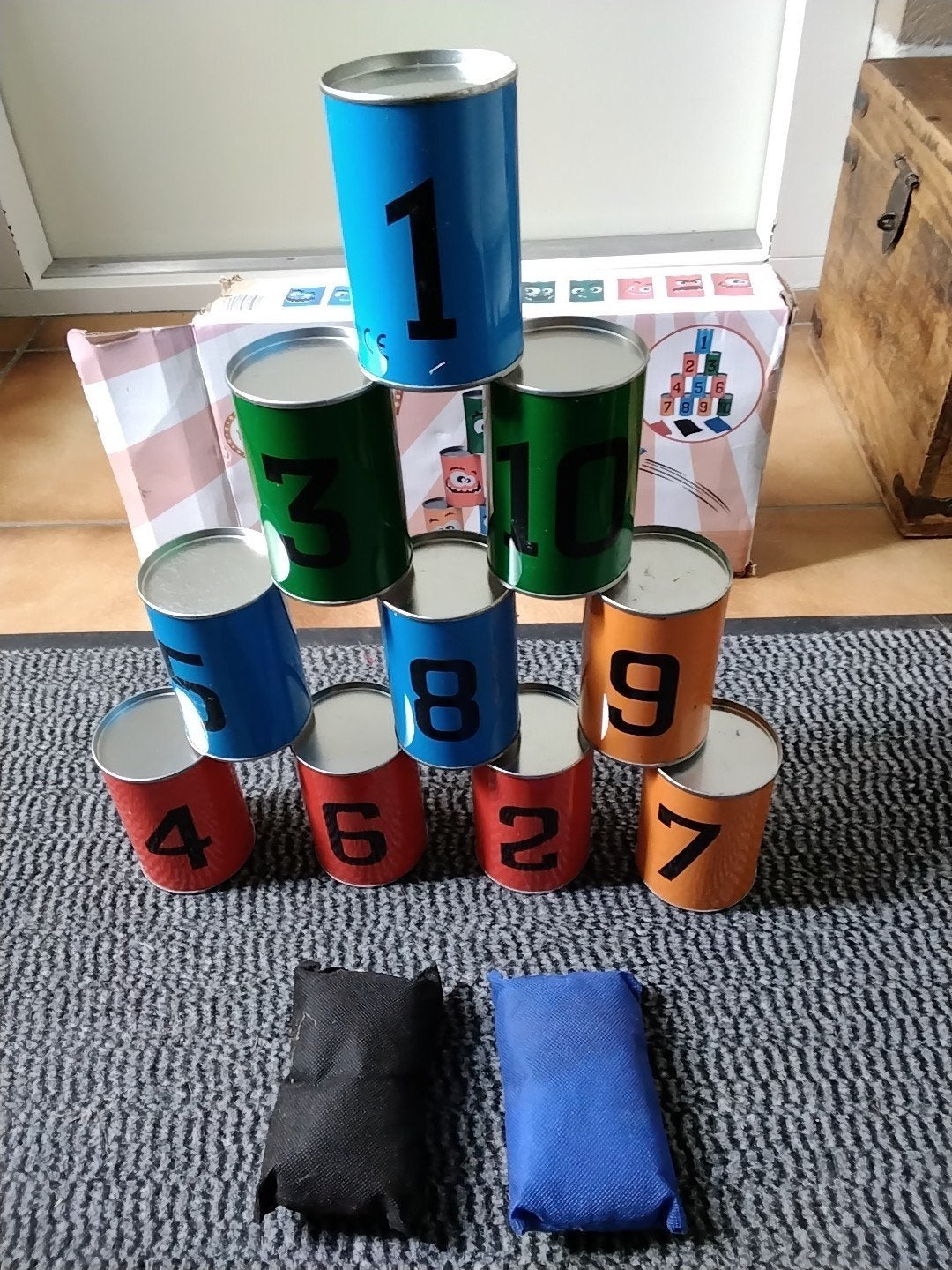 Blikgooien Spel - Leuk voor Kinderen!, Ophalen, Gebruikt, Jongen of Meisje