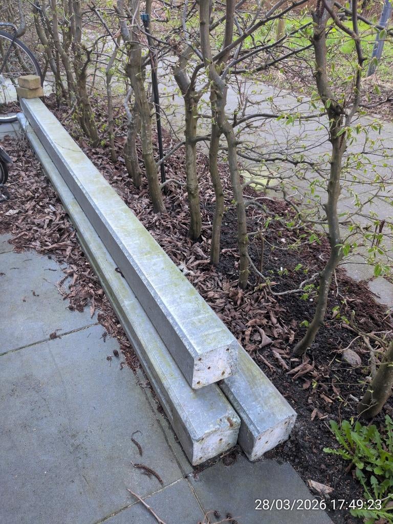 betonnen balken palen, Ophalen, Nieuw, 250 cm of meer, Balken