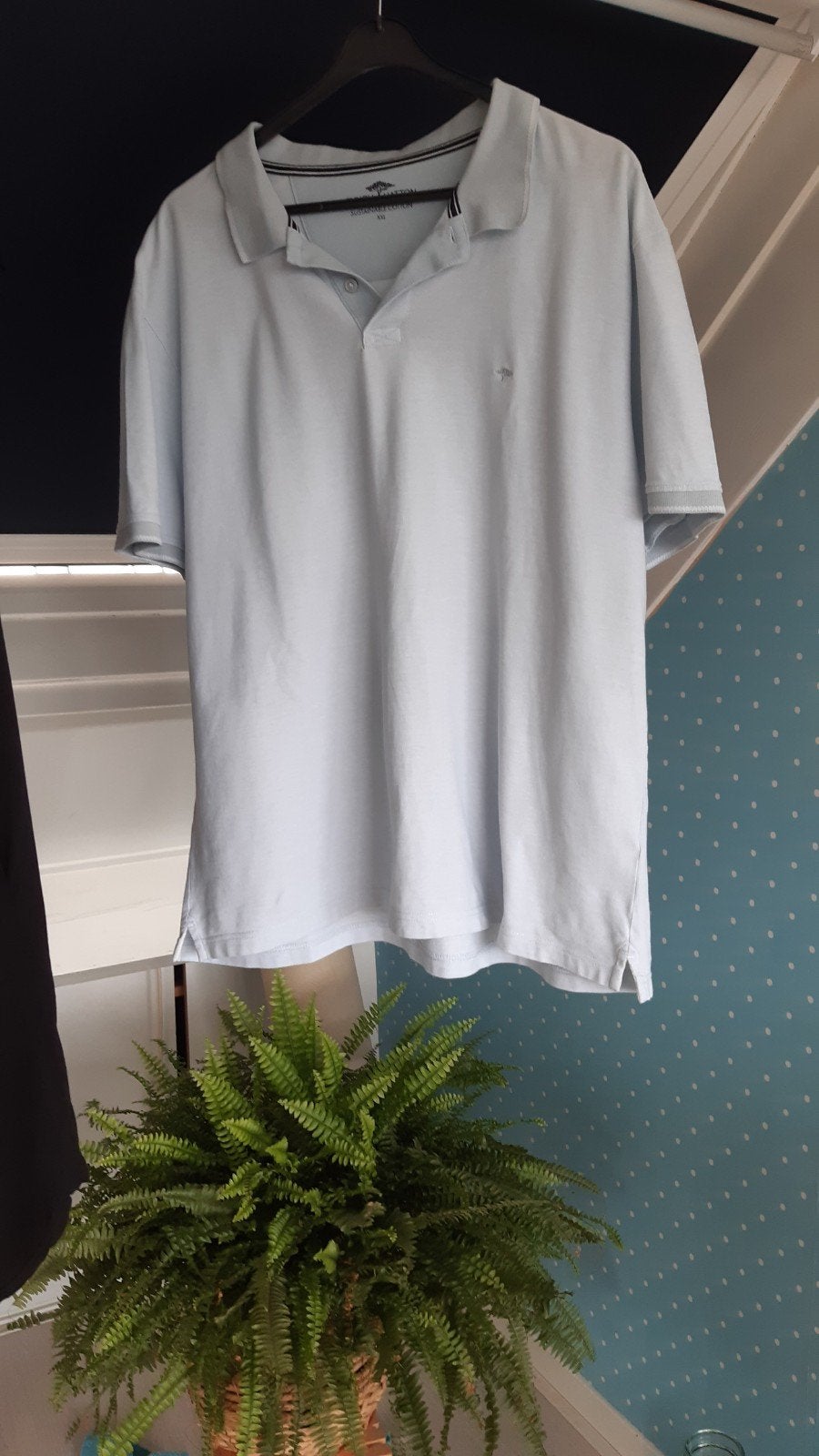 Fynch Hatton Polo Shirt XXL - Lichtblauw, Ophalen, Blauw, Overige maten, Zo goed als nieuw