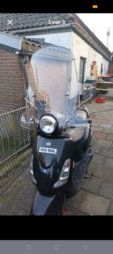 Sym fiddle 1 2019, Ophalen, Zo goed als nieuw, Benzine, Fiddle