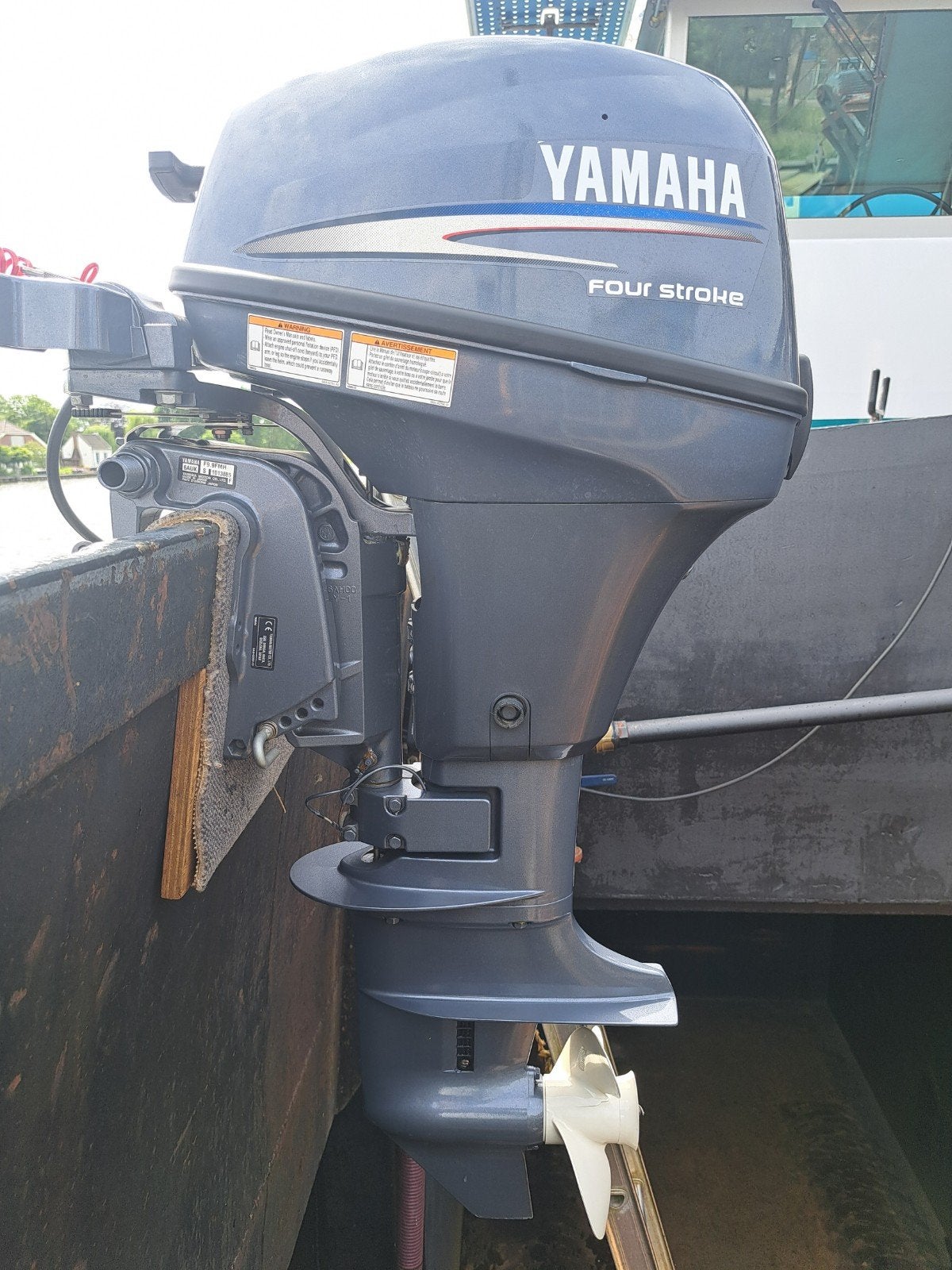 Yamaha buitenboordmotor, Ophalen, Gebruikt, Benzine, 5 tot 10 pk