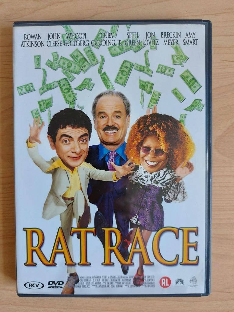 Rat Race - Rowan Atkinson John Cleese Whoopi Goldberg, Alle leeftijden, Ophalen of Verzenden, Zo goed als nieuw, Actiekomedie