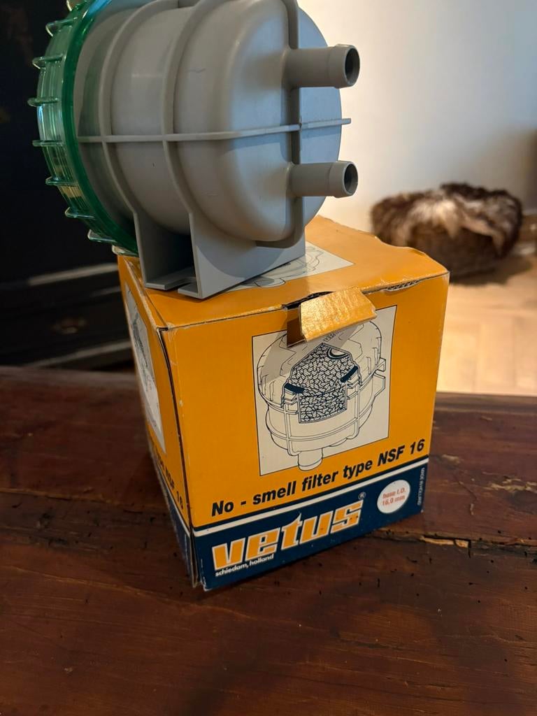 Vetus No-smell filter type NSF16 | NIEUW, Ophalen of Verzenden, Nieuw, Motor en Techniek, Zeilboot of Motorboot