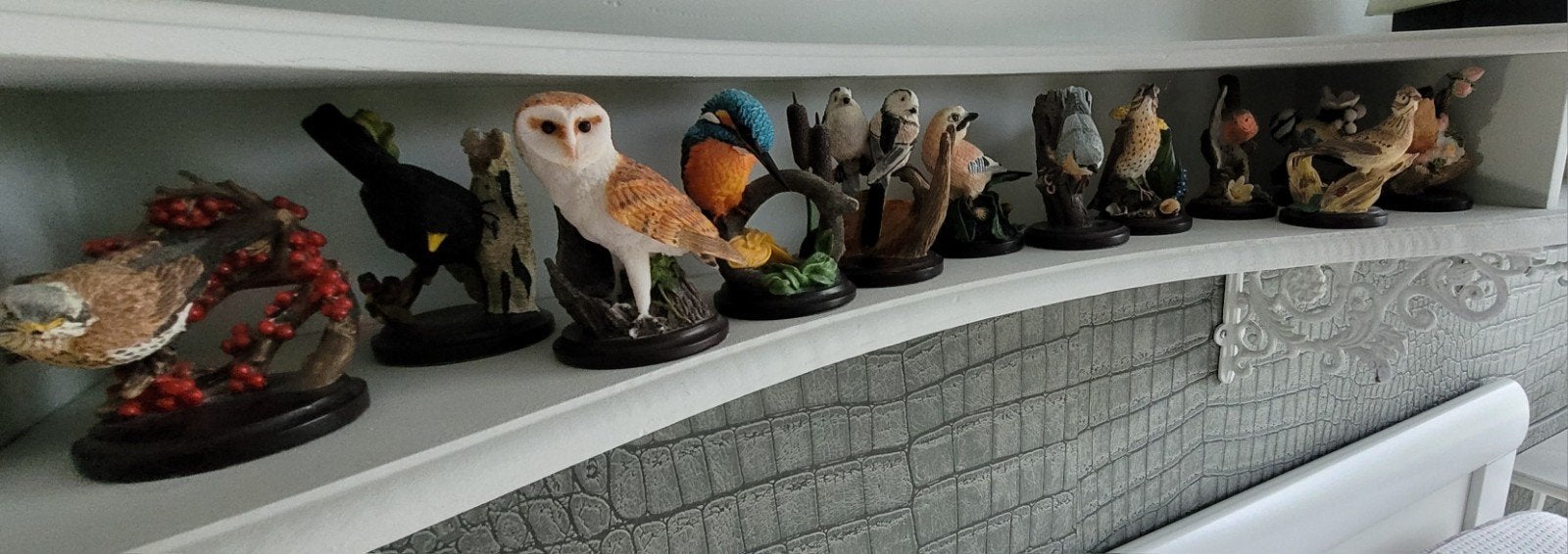 Verzameling van 12 gedetailleerde vogelbeeldjes,The Country, Verzamelen, Beelden en Beeldjes, Ophalen of Verzenden, Zo goed als nieuw