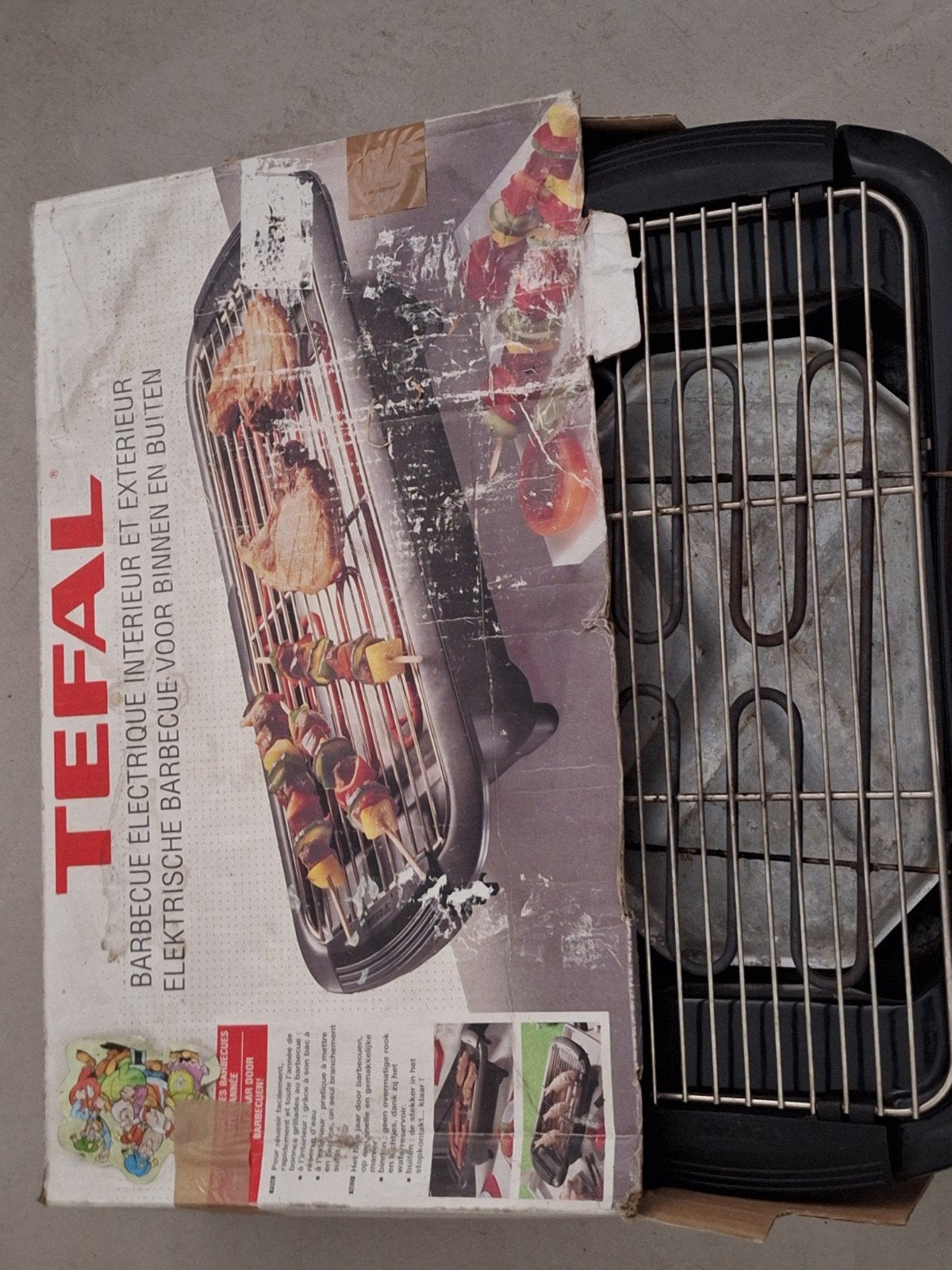 Tefal Elektrische Barbecue - Binnen en Buiten Gebruik, Ophalen, Gebruikt, Tefal