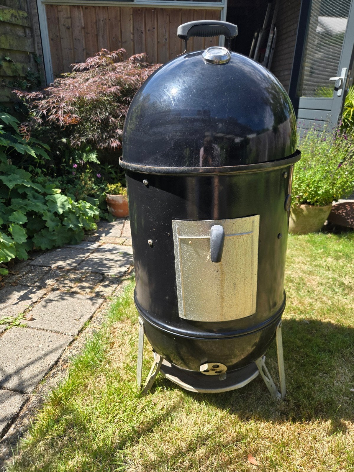 Weber Smokey Mountain rookton doorsnee 47cm, Ophalen, Gebruikt, Weber Smokey Mountain