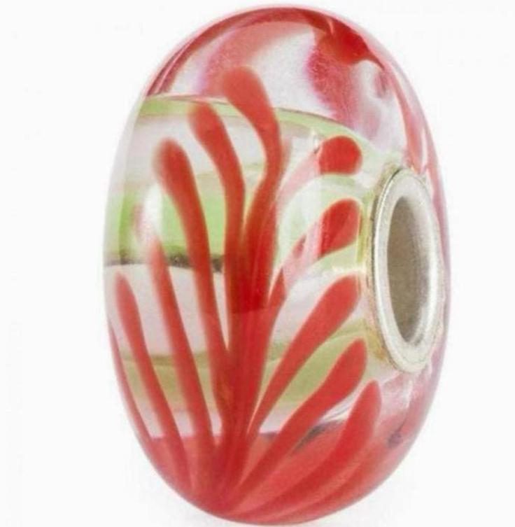 Prachtige Trollbeads kraal ‘Gevleugelde Eenheid’, Glas of Kristal, Nieuw, Ophalen of Verzenden, Trollbeads