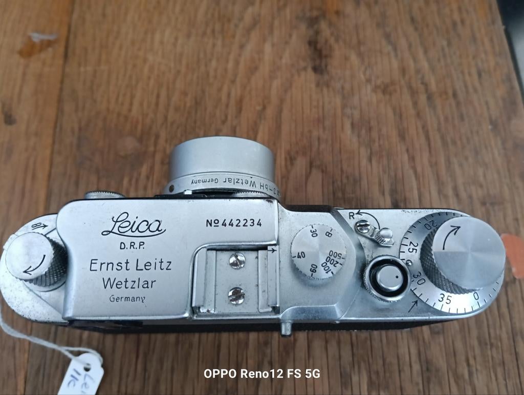 Leica Ernst Leitz Wetzlar camera, Ophalen of Verzenden, Gebruikt, Spiegelreflex, Leica