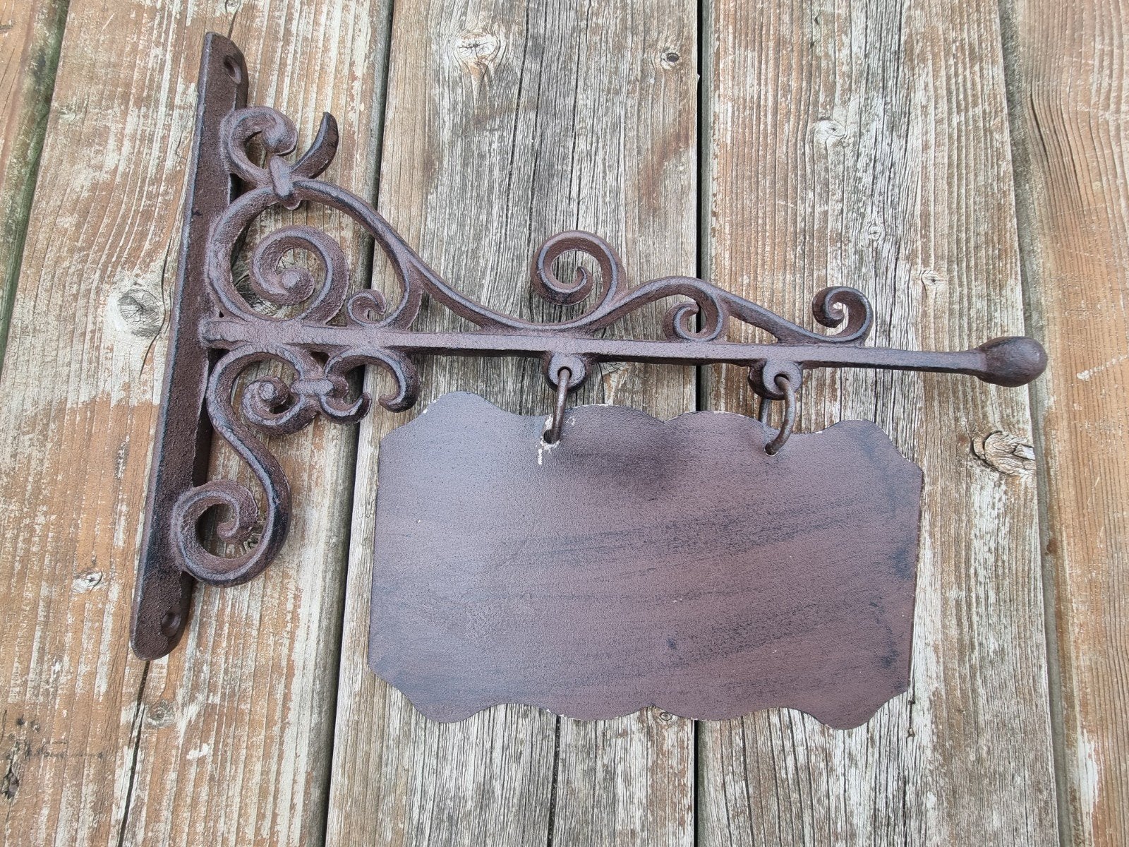 Gietijzeren Naambord - Klassiek Design, Ophalen of Verzenden
