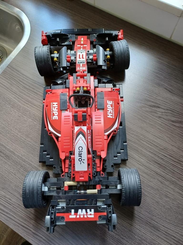 Lego techniek van TEMU LEGO f1 FERRARI, Ophalen, Gebruikt, Auto
