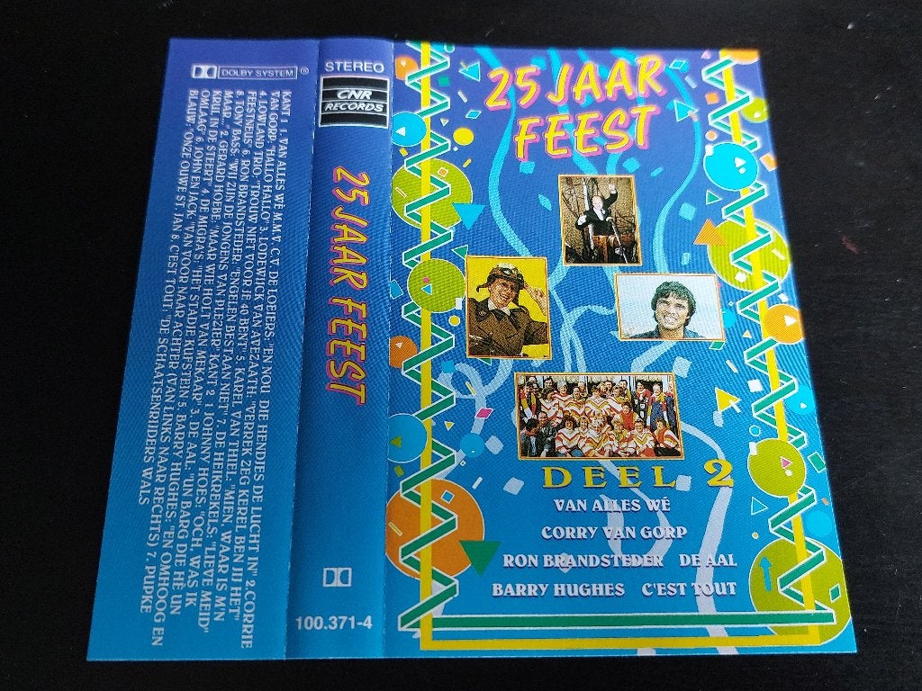 25 JAAR FEEST DEEL 2 (MC), Ophalen of Verzenden, Zo goed als nieuw, Origineel, 1 bandje