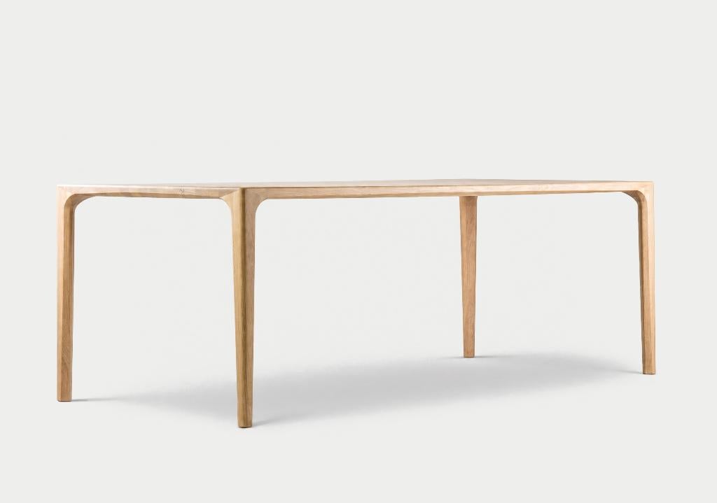 Elva Tafel – betaalbaar tijdloos design in massief hout, Ophalen, Eikenhout, 50 tot 100 cm, Vijf personen of meer