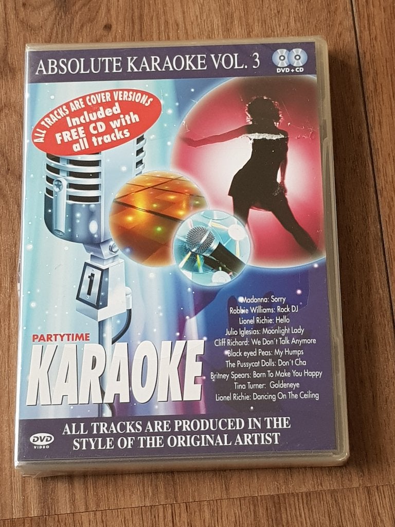 absolute karaoke vol,3 partytime, Alle leeftijden, Ophalen of Verzenden, Zo goed als nieuw