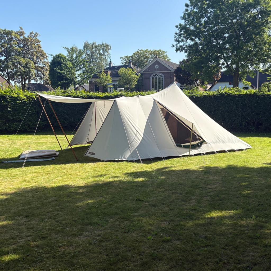 Holtkamper Utopia XL - Zo goed als nieuw!, Caravans en Kamperen, Tenten, Ophalen, Zo goed als nieuw, Tot en met 4
