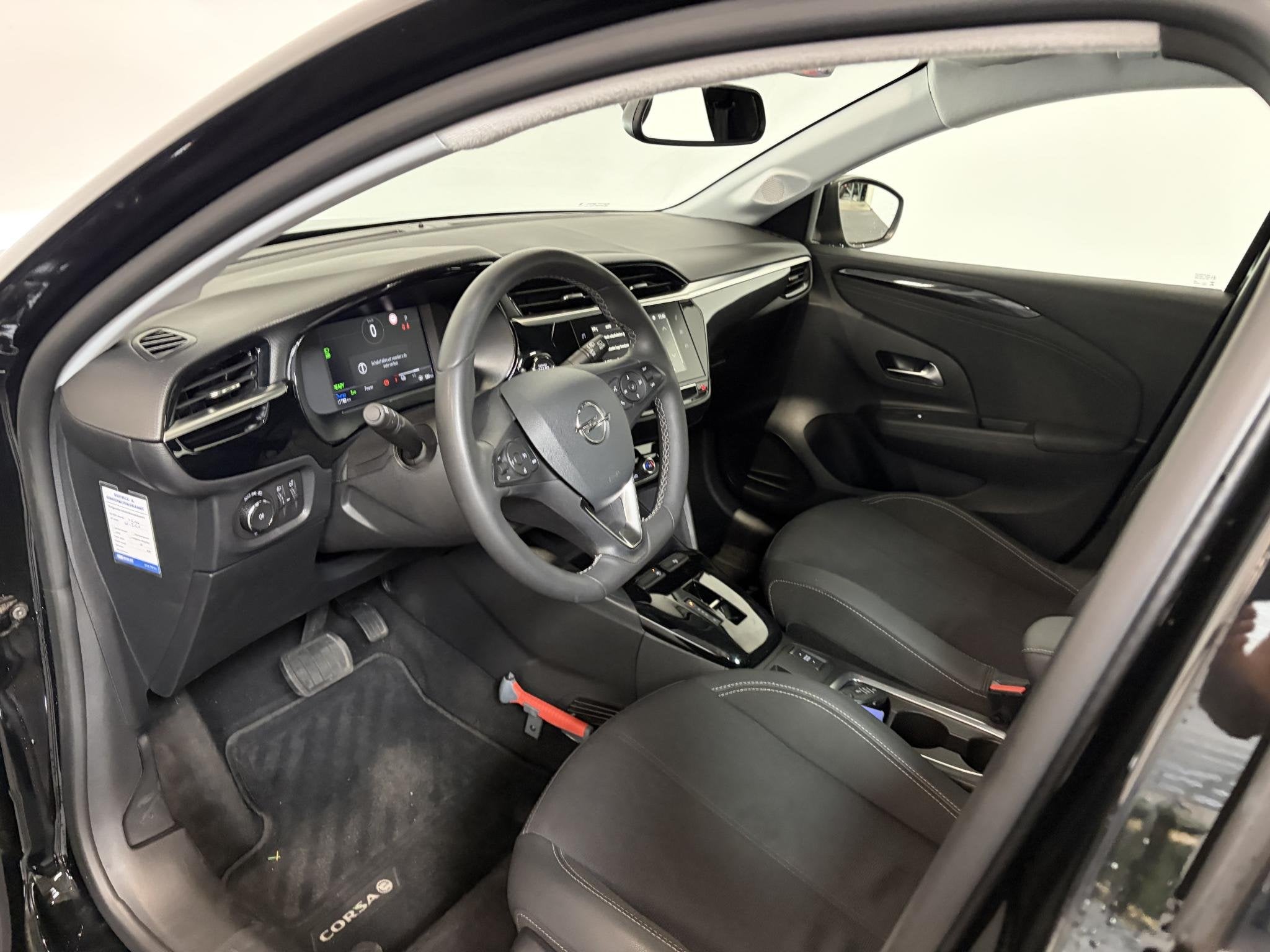 Opel Corsa-e 50 kWh 3 Fase Airco Cruise control LED Parkeers, Auto's, Gebruikt, Parkeersensor, Zwart, Origineel Nederlands