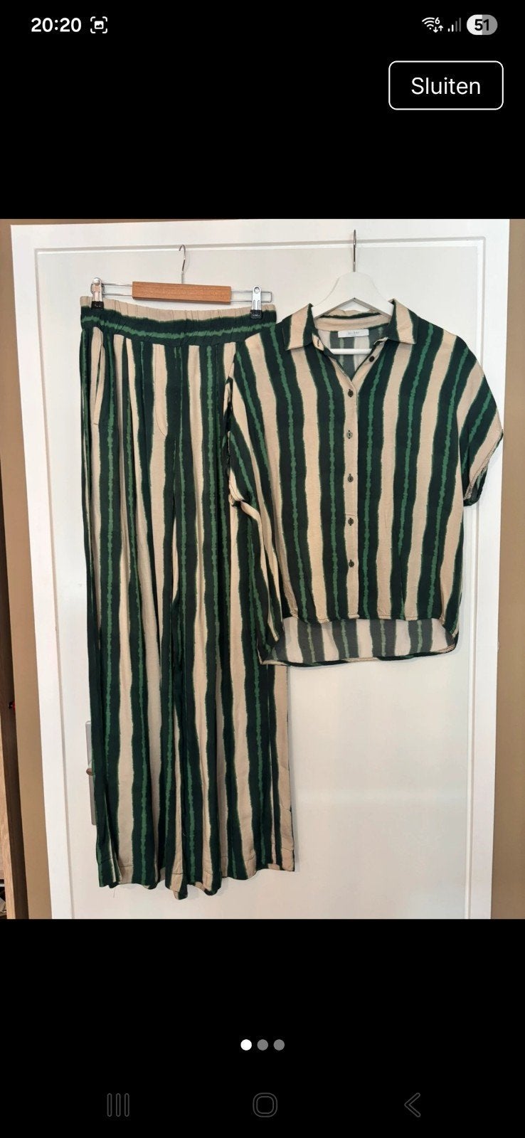 By-Bar tweedelig pak - Blouse en broek, Maat 38/40 (M), Meerkleurig, Ophalen of Verzenden, Zo goed als nieuw