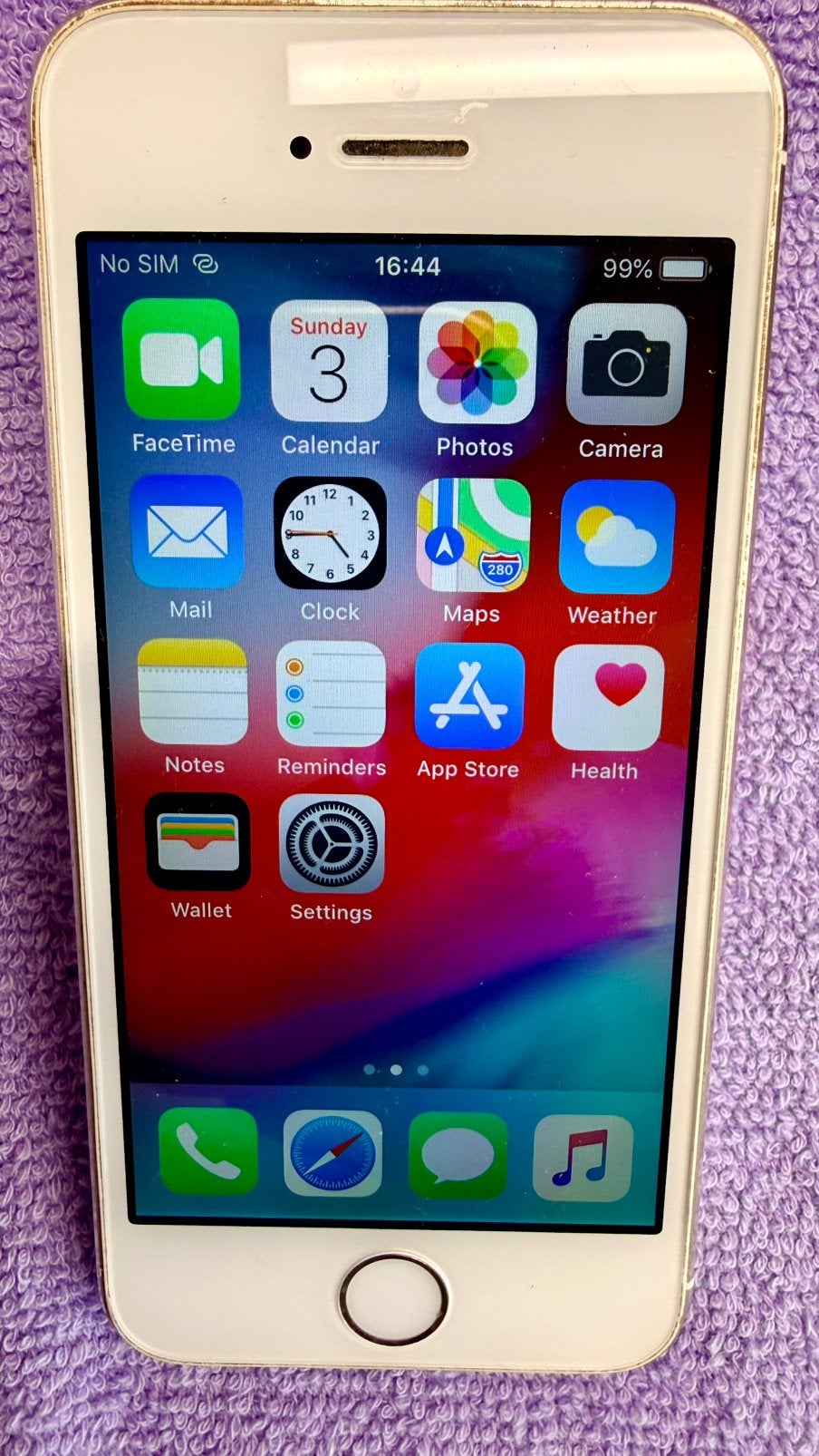 İPhone 5S up-to-date en krasvrij, Ophalen, Zo goed als nieuw, Goud, IPhone 5S