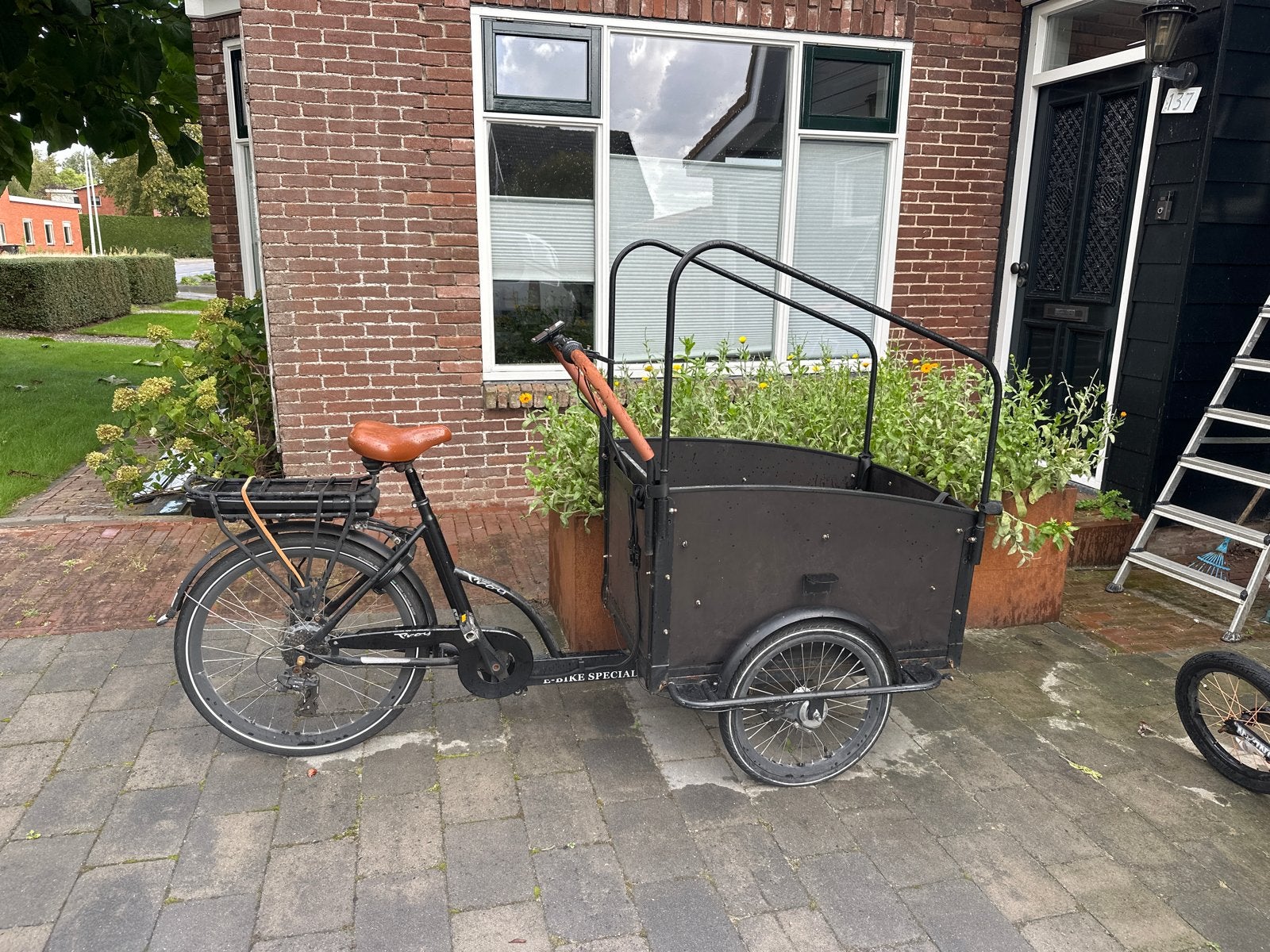Elektrische Bakfiets - E-Bike Special, Gebruikt, Elektrisch, 2 kinderen, Trommelrem