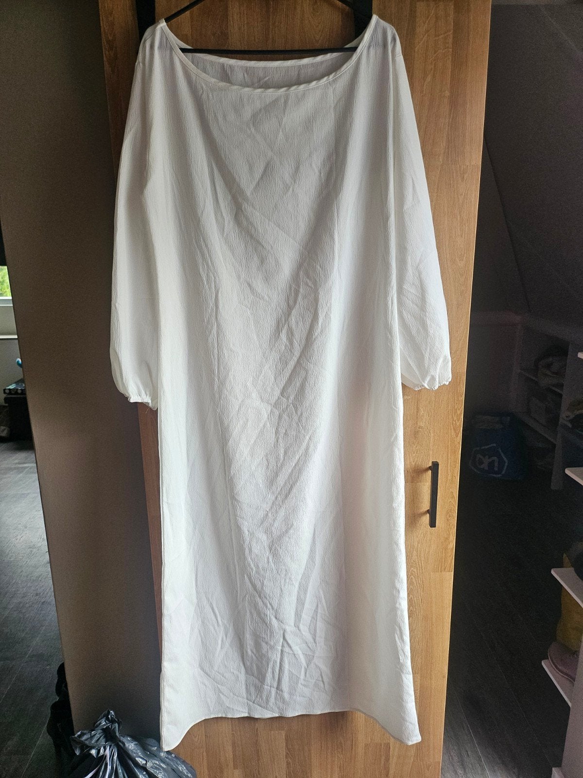 Witte lange jurk maat S, Kleding | Dames, Wit, Ophalen of Verzenden, Maat 36 (S), Onder de knie