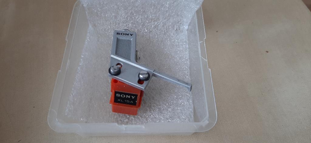 SONY headshell met XL15A-element + naald., Automatisch, Ophalen of Verzenden, Zo goed als nieuw, Sony