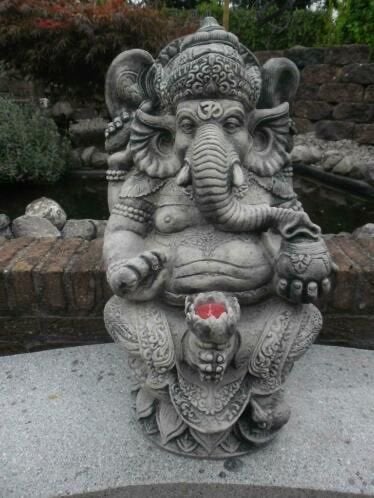 Ganesha , hoogte 65cm, Tuin en Terras, Tuinbeelden, Ophalen, Nieuw, Beton, Dierenbeeld