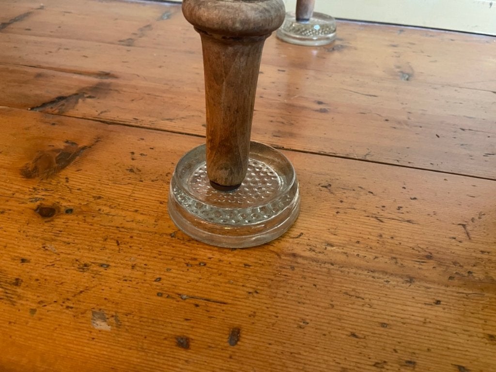 4 x Tafelverhogers Meubelverhogers Glas antiek, Ophalen of Verzenden