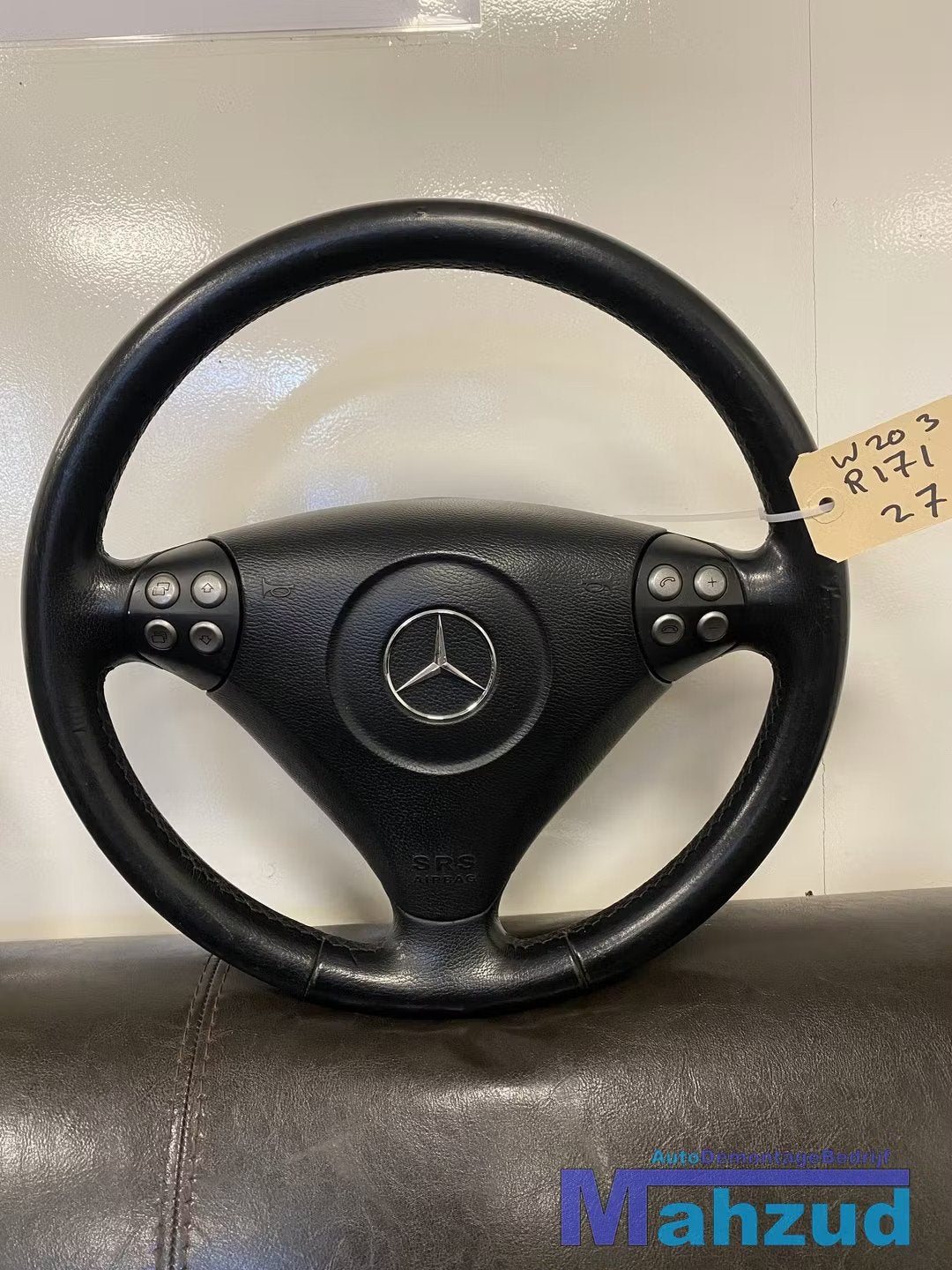 MERCEDES W203 C KLASSE R171 SLK Stuurwiel stuur leer airbag, Auto-onderdelen, Besturing, Gebruikt, Mercedes-Benz AG, Mercedes-Benz