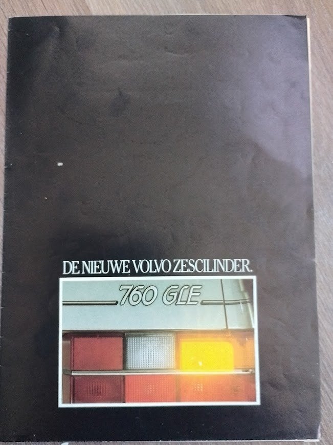 Volvo 760 folder 1982, Ophalen of Verzenden, Zo goed als nieuw, Volvo