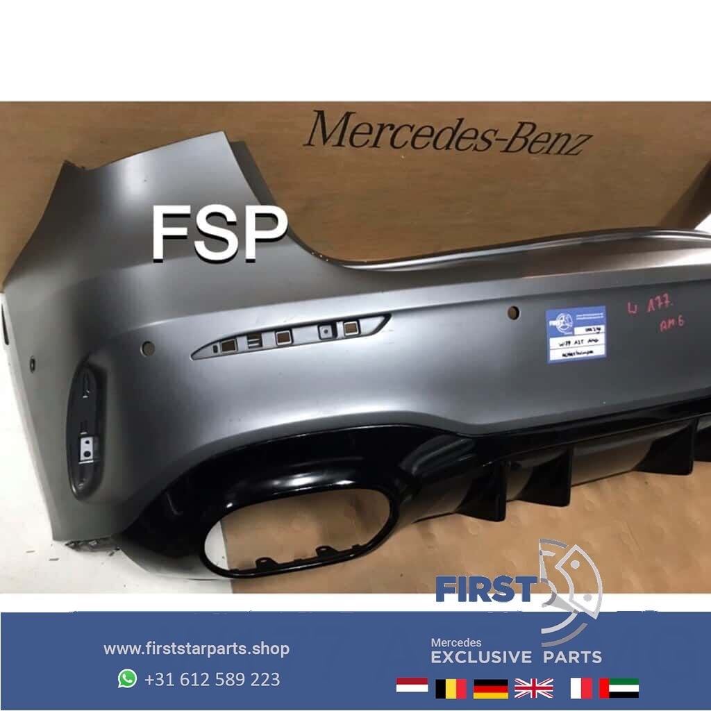 W177 A35 AMG ACHTERBUMPER + DIFFUSER ORIGINEEL MERCEDES A kl, Gebruikt, -, Ophalen of Verzenden, Achter