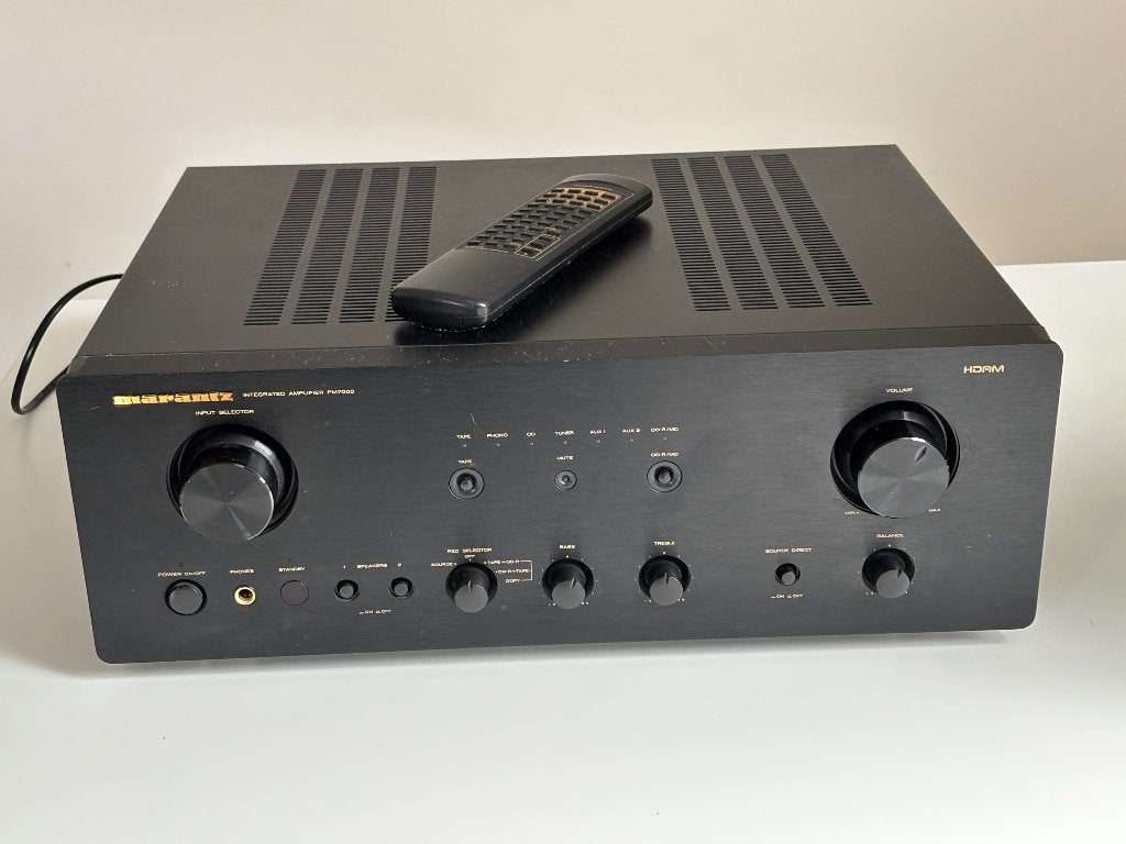 Versterker Marantz PM7000/N2B, Gebruikt, 120 watt of meer, Stereo, Ophalen