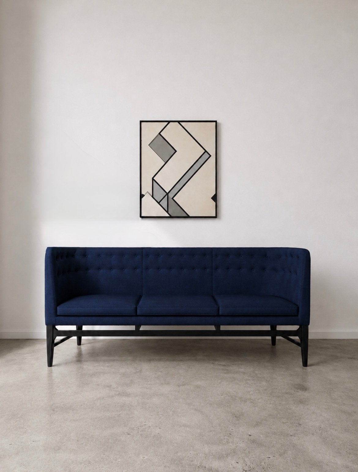 Vintage bank, Huis en Inrichting, Banken | Bankstellen, Ophalen, Gebruikt, Driepersoons, 75 tot 100 cm