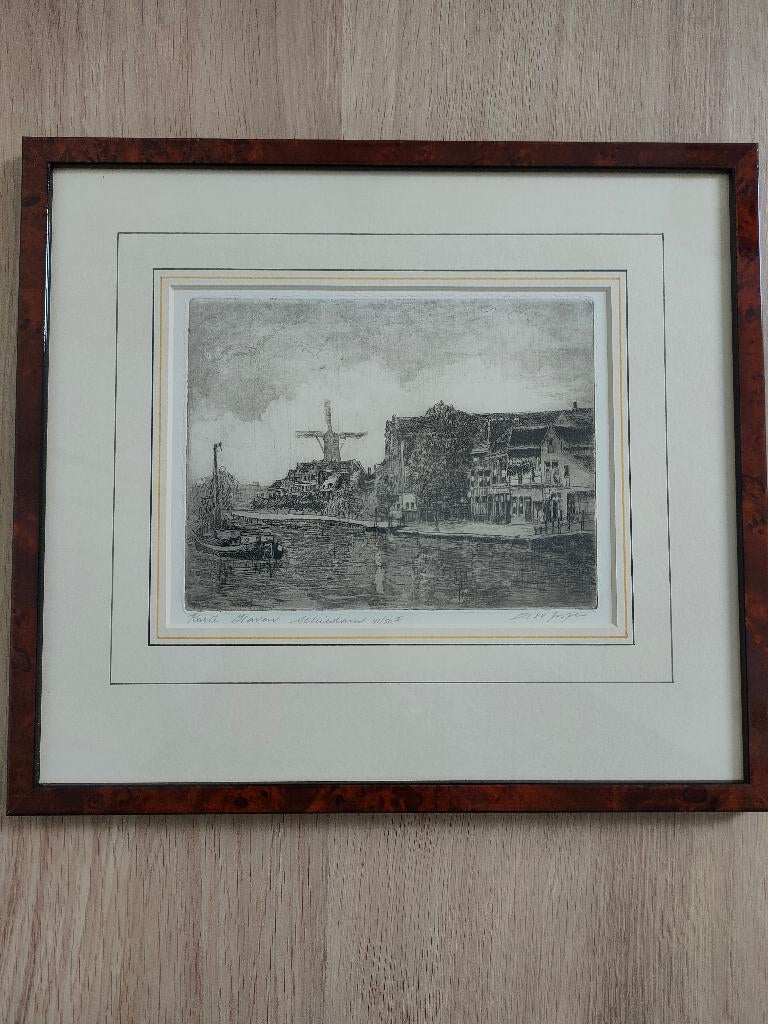 Vintage brocante ets oud Schiedam nummer 41 van 50, Ophalen of Verzenden