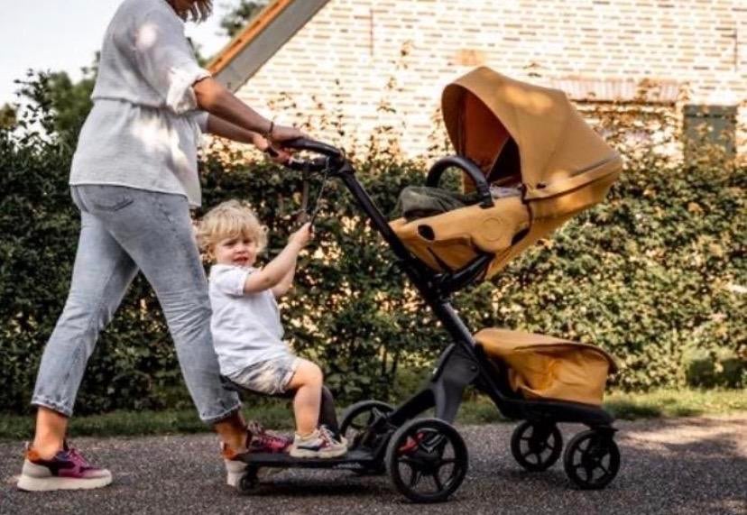 Kid-Sit meerijplankje  (ZGAN) achter kinderwagen, Ophalen of Verzenden, Zo goed als nieuw, Kinderwagen, Overige merken
