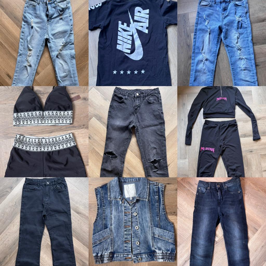 Meisjes kledingpakket maat 140/146 (o.a. D-Zine en Guess)., Ophalen of Verzenden, Zo goed als nieuw, Maat 140