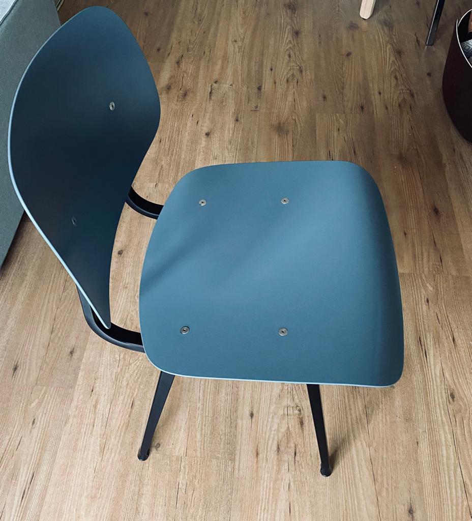 HAY Revolt Chair - Friso Kramer Design, Ophalen, Blauw, Design, Zo goed als nieuw