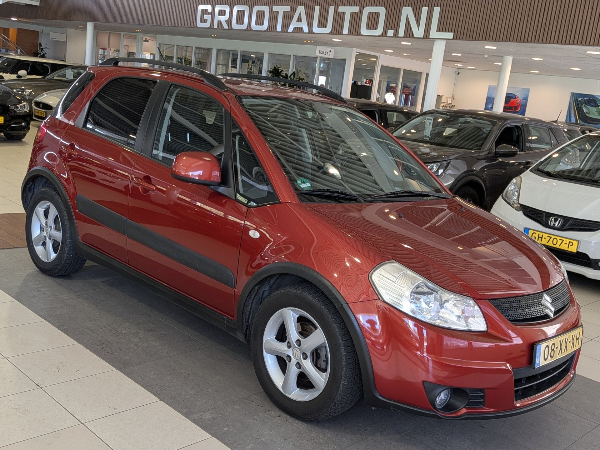 Suzuki SX4 1.6 Shogun Trekhaak, Airco, Stuurbekrachtiging, Auto's, Gebruikt, 49 €/maand, Origineel Nederlands, Handgeschakeld