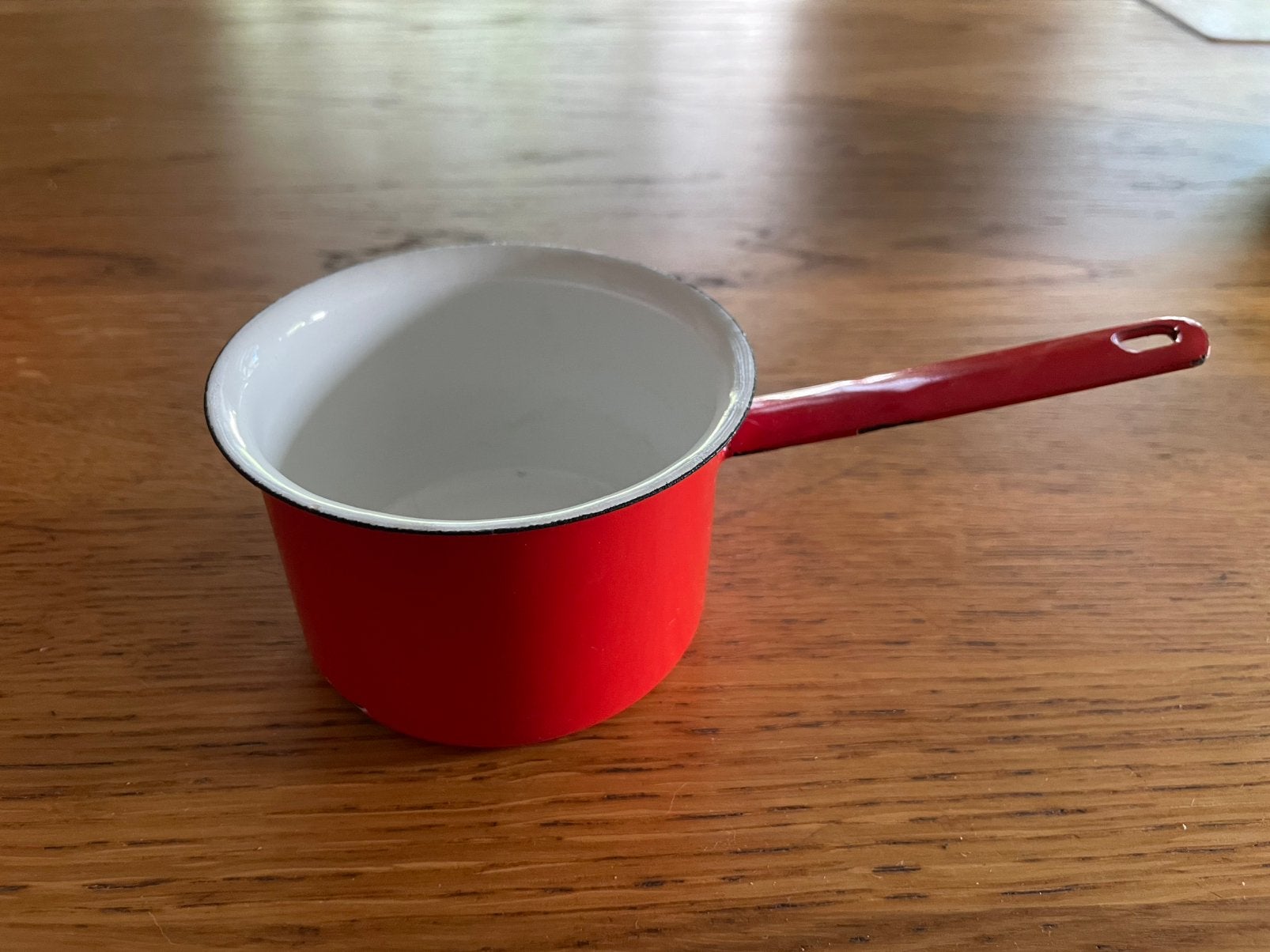 Rood emaille kannetje, Ophalen of Verzenden
