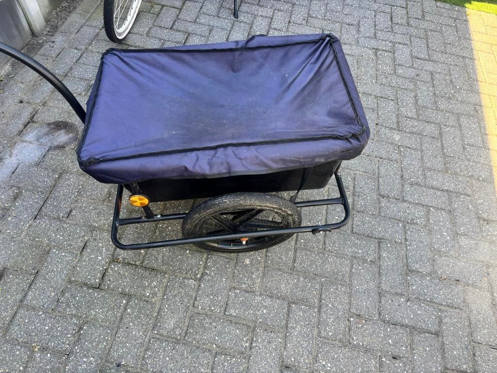 Fietskar in prima staat - Ideaal voor kranten of huisdier, Ophalen of Verzenden, Gebruikt, Bagagekar, 80 kg of meer