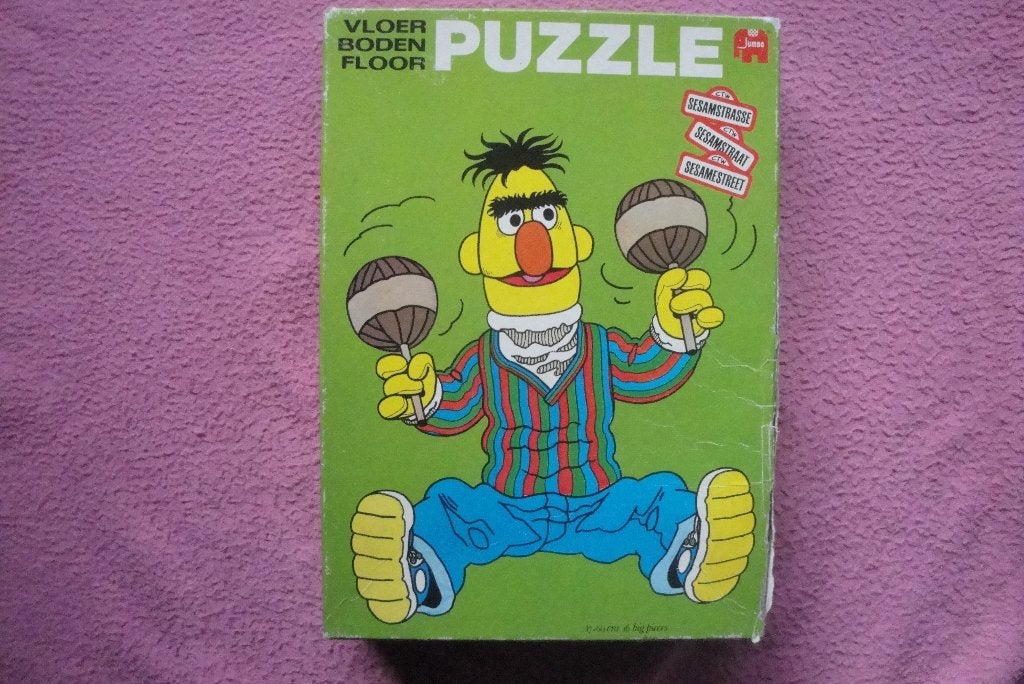 JUMBO KINDER VLOERPUZZLE   HELE GROTE STUKKEN  1,50euro., Ophalen of Verzenden, Minder dan 500 stukjes, Gebruikt, Legpuzzel