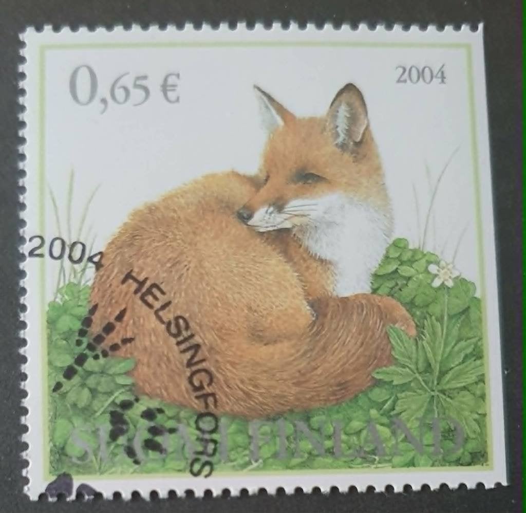 229-26 Finland 2004 / Red Fox - Vos, Verzenden, Finland, Gestempeld