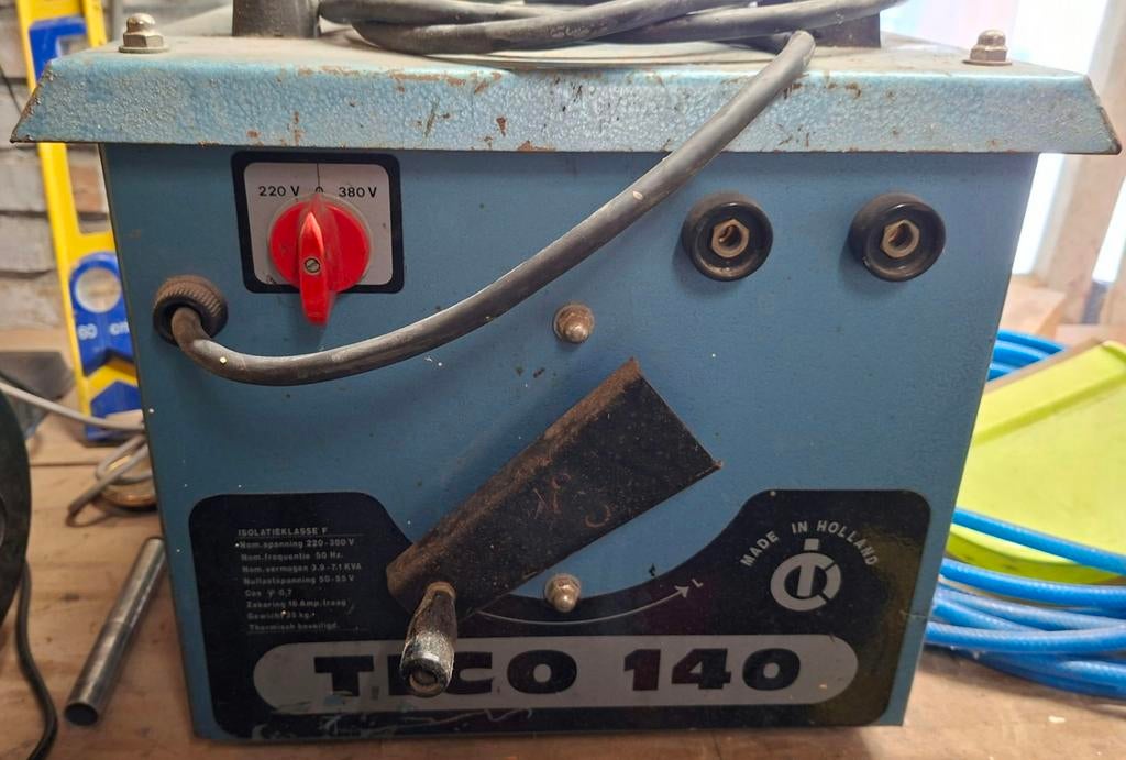 Electrode lasmachine Tico 140 met kabels en lastoorts, Ophalen of Verzenden