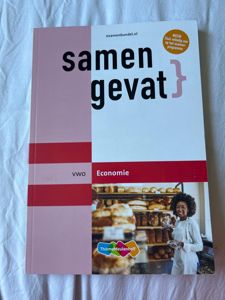 Samengevat VWO Economie examenbundel ThiemoMeulenhoff, Boeken, Ophalen of Verzenden, Gamma, Zo goed als nieuw, WO