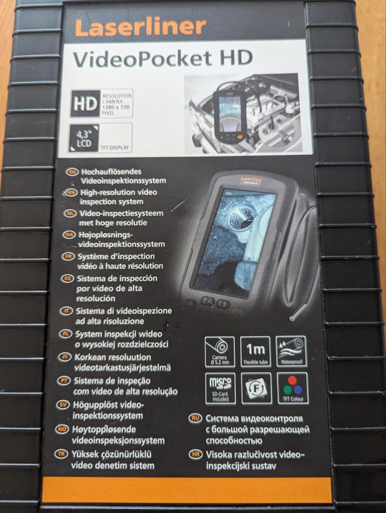 Laserliner VideoPocket HD Inspectiecamera, Ophalen of Verzenden, Zo goed als nieuw