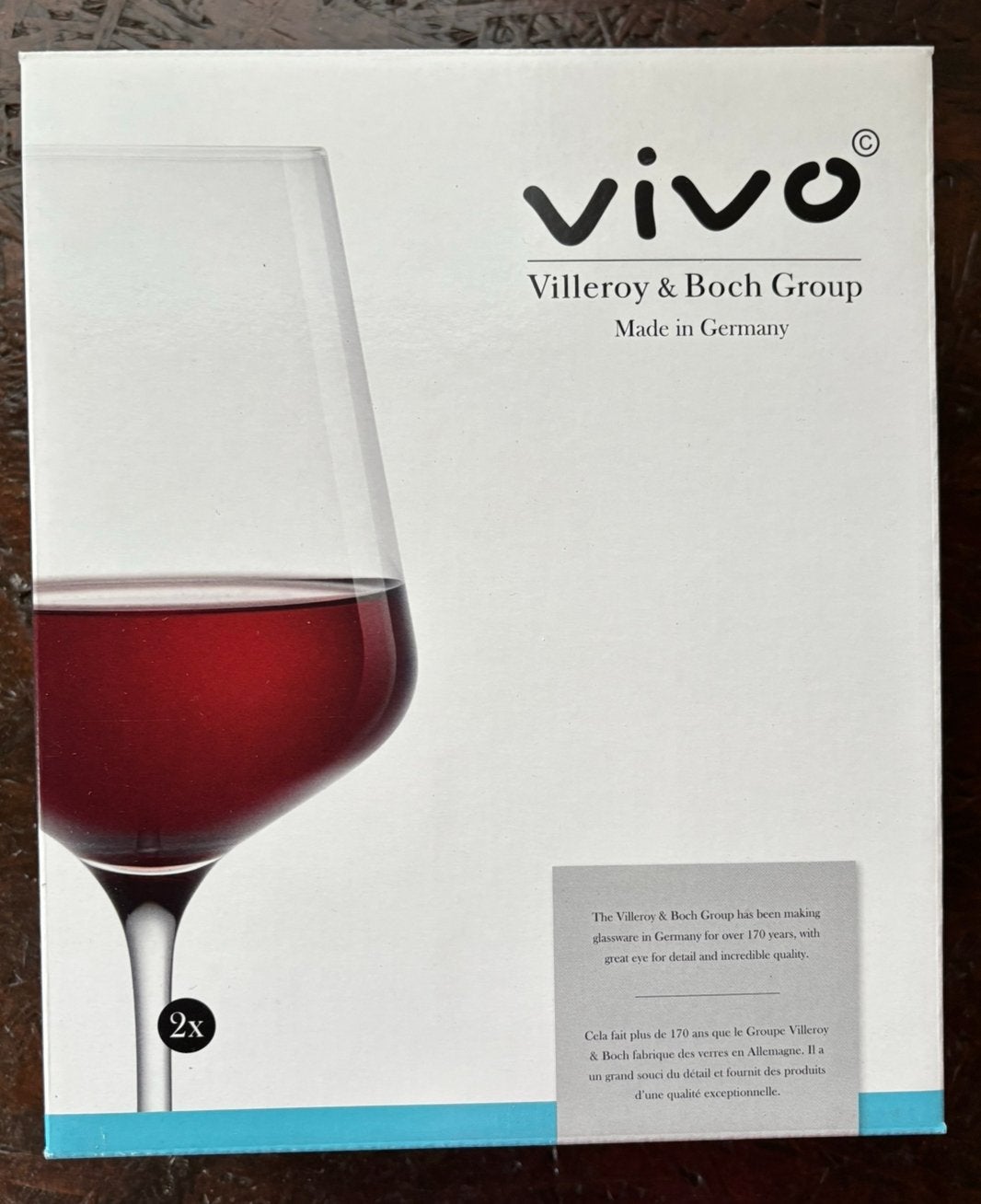 NIEUWE AH VIVO Rode wijn glazen AH, 2 per doos., Ophalen, Nieuw, Overige typen